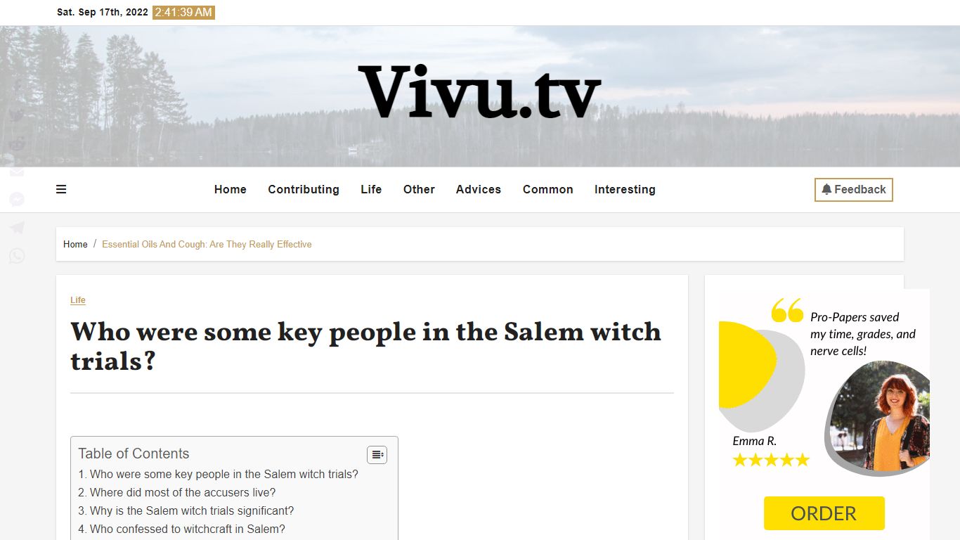 Who were some key people in the Salem witch trials? – Vivu.tv